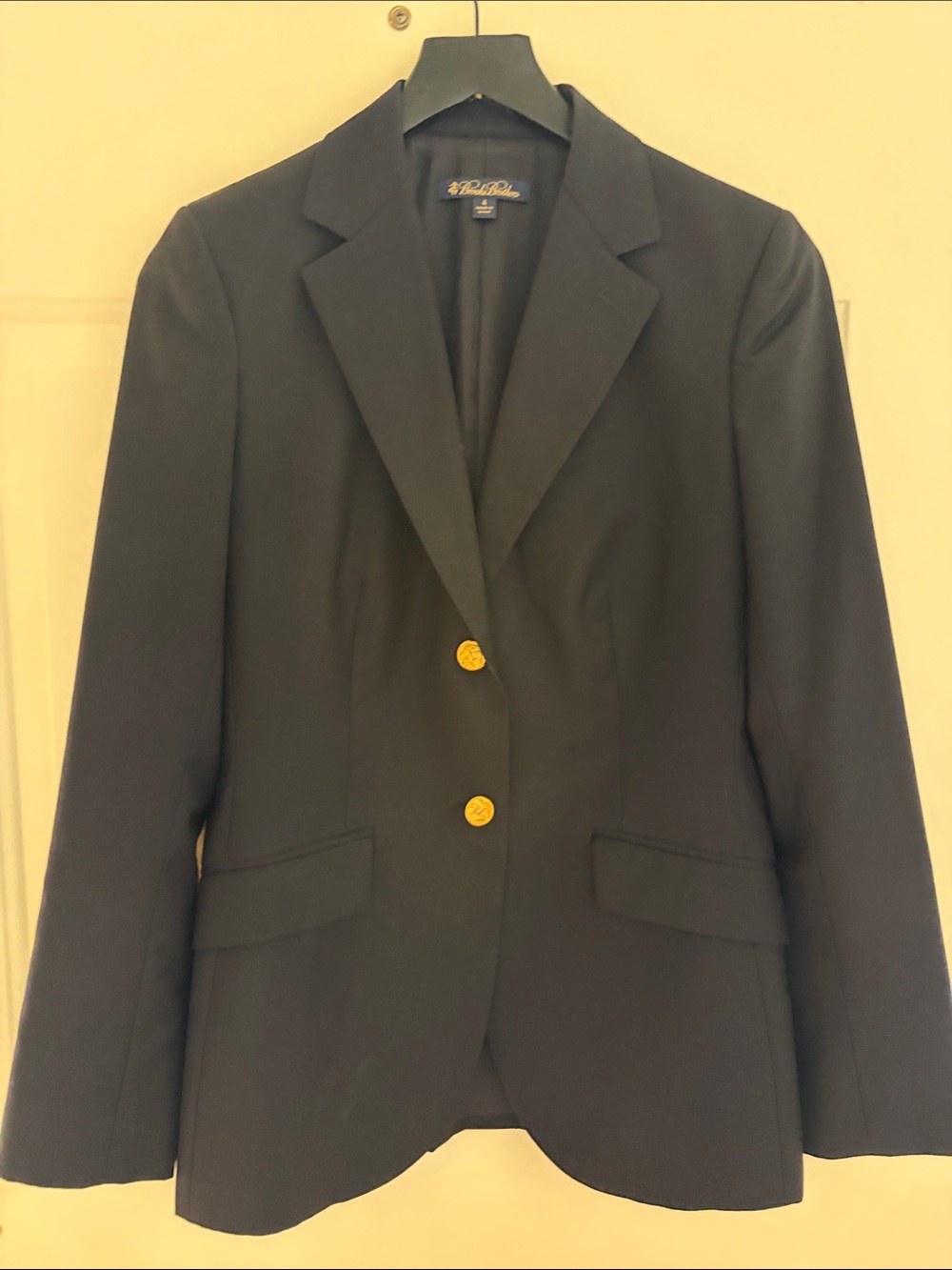 Brooks Brothers’ Navy Blazer with Gold-Tone Buttons